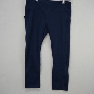 Lululemon Navy Blue Cropped Leggings